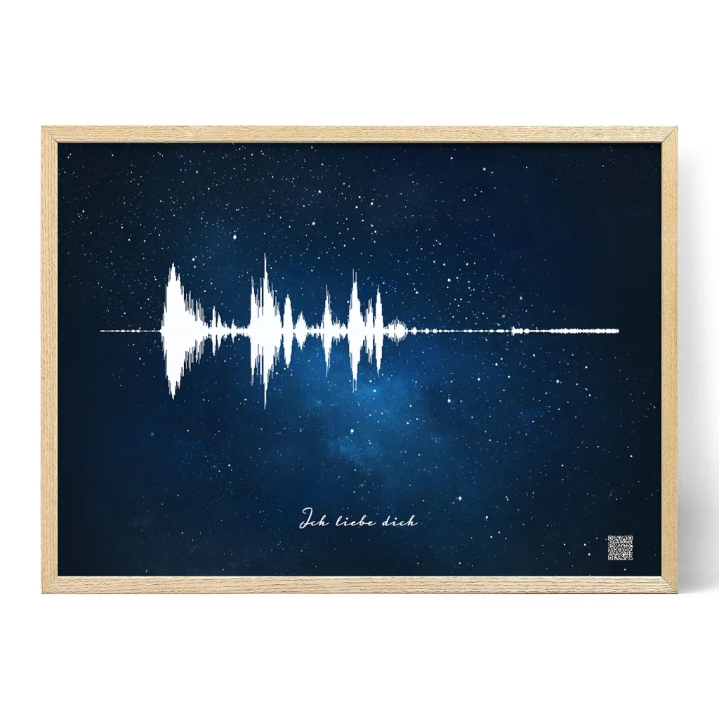 Sprachaufnahme für die Schallwellen-Kunst 1